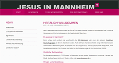 Desktop Screenshot of jesus-in-mannheim.de