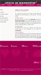 Mobile Screenshot of jesus-in-mannheim.de